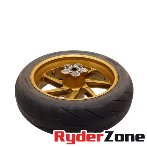 2012 - 2014 BMW HP4 REAR WHEEL BRONZE RIM STRAIGHT BRIDGESTONE TIRE S1000RR