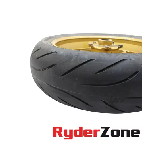 2012 - 2014 BMW HP4 REAR WHEEL BRONZE RIM STRAIGHT BRIDGESTONE TIRE S1000RR