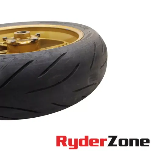 2012 - 2014 BMW HP4 REAR WHEEL BRONZE RIM STRAIGHT BRIDGESTONE TIRE S1000RR