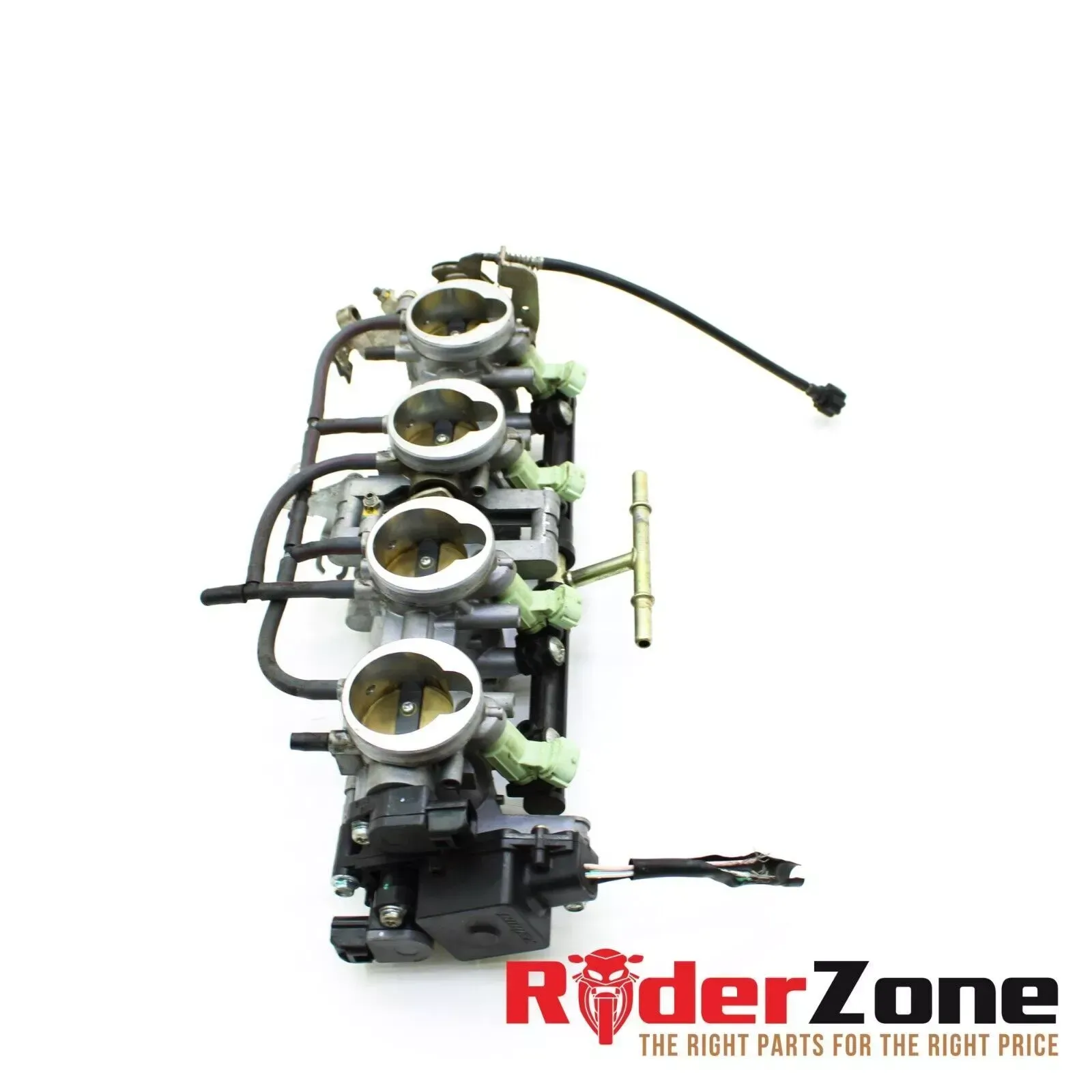 2005 2006 KAWASAKI NINJA ZX6R THROTTLE BODY FUEL INJECTOR BODY COMPLETE SET