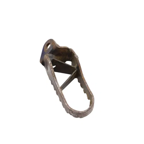 1993 HUSQVARANA WXC610 REARSET FOOT PEG REST BRACKET SILVER