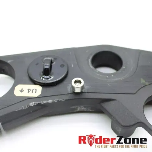 2007 2008 SUZUKI GSXR1000 TRIPLE TREE CLAMP FORK TOP UPPER STOCK BLACK STRAIGHT