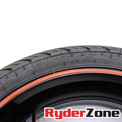 2011 - 2022 SUZUKI GSXR600 GSXR750 REAR WHEEL RIM STRAIGHT DUNLOP RAIN TIRES
