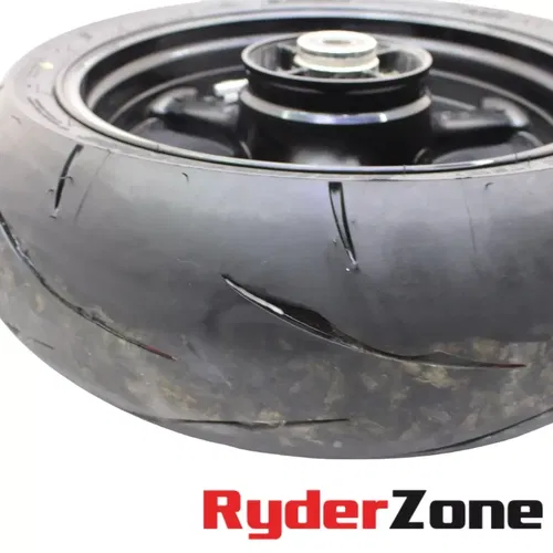 2017 - 2024 KAWASAKI NINJA ZX10R REAR WHEEL BACK STRAIGHT RIM BRIDGESTONE TIRE