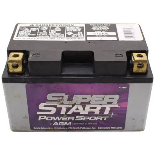 SUPERSTART Activated Maintenance Free Battery ETZ10S POWERSPORTS