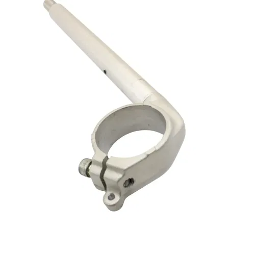 2004 - 2008 YAMAHA YZF R1 CLIP ON HANDLEBAR LEFT RIGHT HANDLES SILVER STRIAGHT