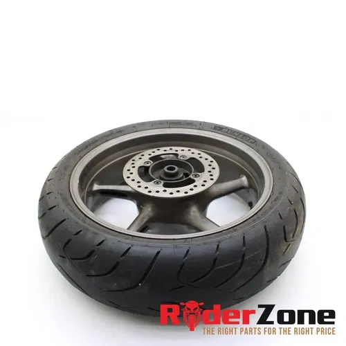 2006 - 2008 TRIUMPH DAYTONA 675 REAR WHEEL BRAKE ROTOR DUNLOP TIRE STRAIGHT RIM