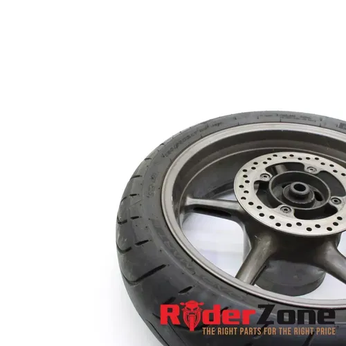 2006 - 2008 TRIUMPH DAYTONA 675 REAR WHEEL BRAKE ROTOR DUNLOP TIRE STRAIGHT RIM