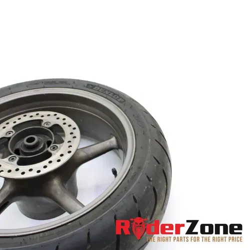 2006 - 2008 TRIUMPH DAYTONA 675 REAR WHEEL BRAKE ROTOR DUNLOP TIRE STRAIGHT RIM