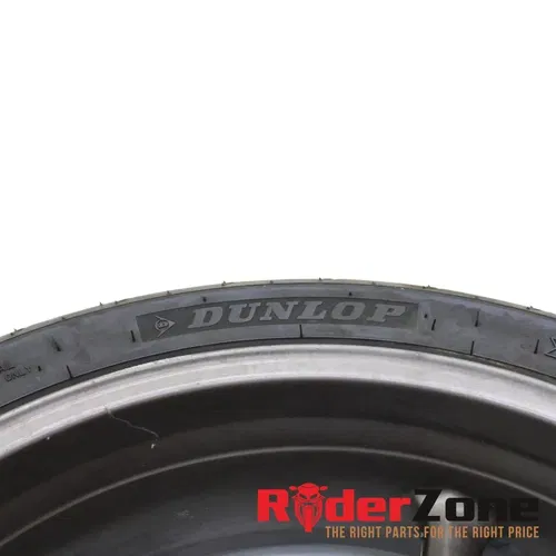 2006 - 2008 TRIUMPH DAYTONA 675 REAR WHEEL BRAKE ROTOR DUNLOP TIRE STRAIGHT RIM