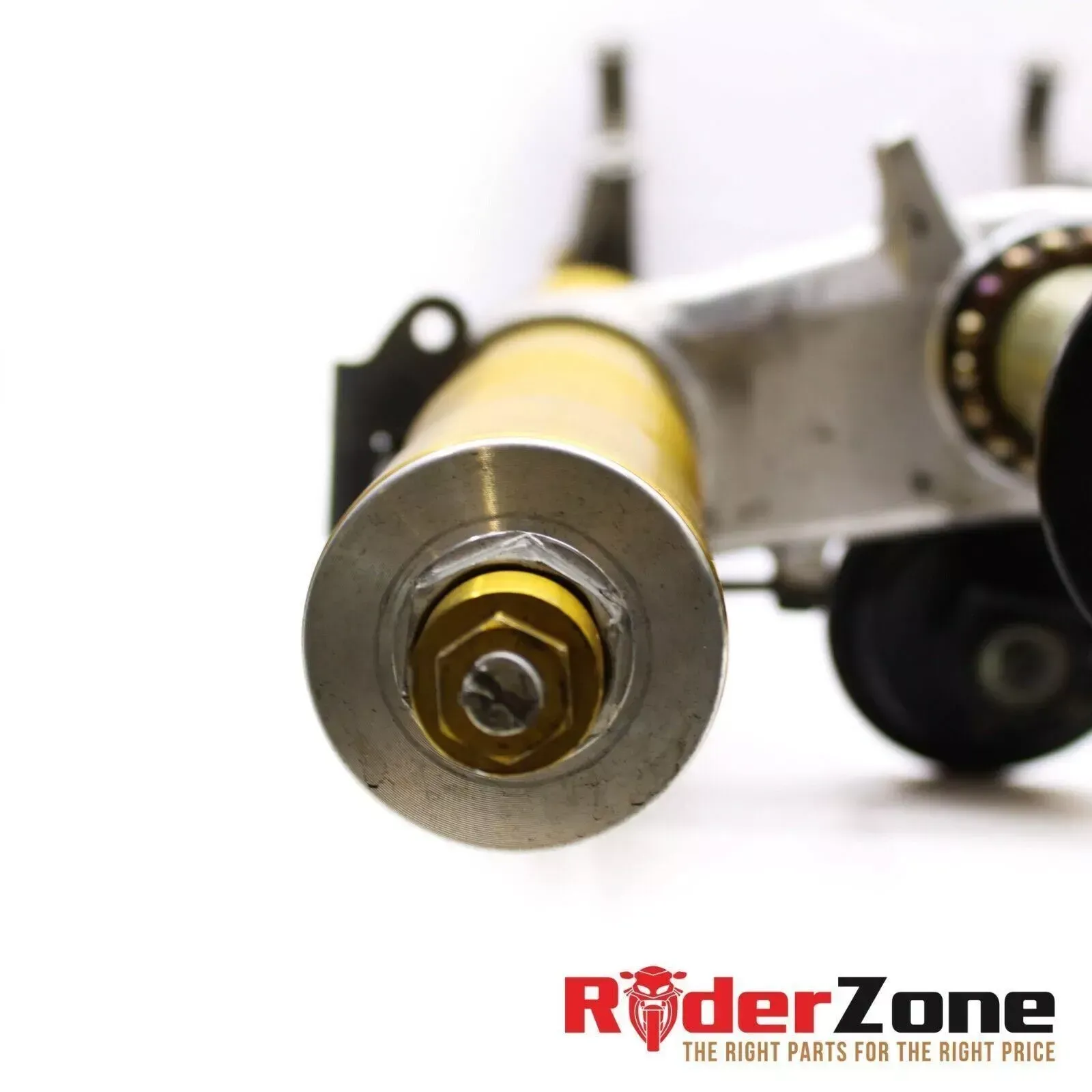 2004 2005 KAWASAKI NINJA ZX10R FORKS FRONT SUSPENSION TRIPLE TREE CLAMP GOLD