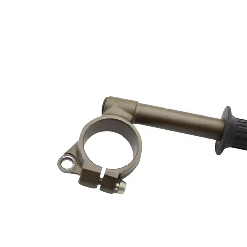 2004 2005 KAWASAKI NINJA ZX10R LEFT CLIP ON HANDLEBAR GRIP STRAIGHT STOCK