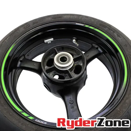 2016 - 2024 KAWASAKI NINJA ZX10R REAR WHEEL BACK STRAIGHT RIM DUNLOP TIRE BRAKE