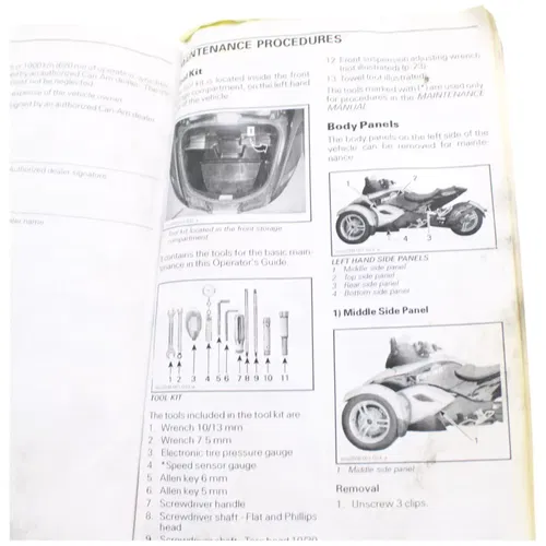 2008 Can Am Spyder 990 motorcycle manual service BOOK SM5/SE5