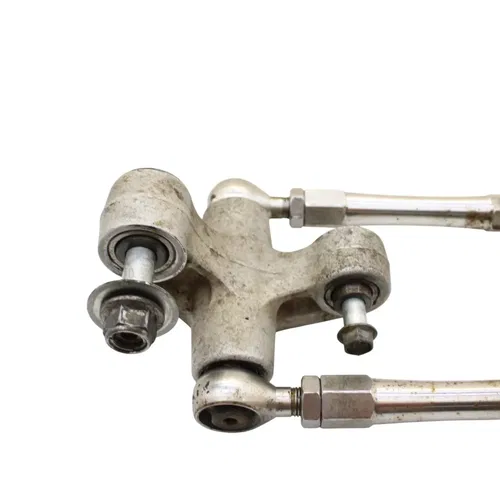 2003 2004 SUZUKI GSXR1000 DOGBONE REAR SHOCK LINKAGE LINK SILVER STOCK