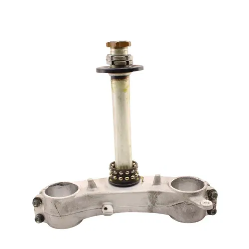 2017 - 2024 SUZUKI GSXR 1000 R TRIPLE TREE CLAMP STEERING STEM SILVER FRONT OEM