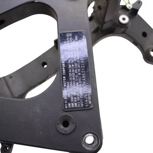 2006 2007 SUZUKI GSXR750 FRAME CHASSIS MAIN BLACK STRAIGHT STOCK