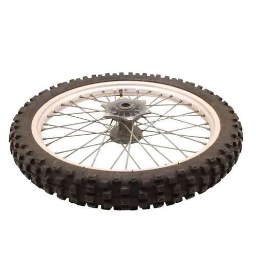 1996 - 1998 RM125 FRONT WHEEL RIM SPOKE TIRE RUBBER SILVER