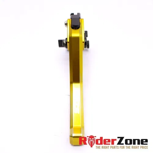 2008 - 2010 KAWASAKI NINJA ZX10R MZS LEVER SET FRONT SET GOLD SHORT TRACK READY
