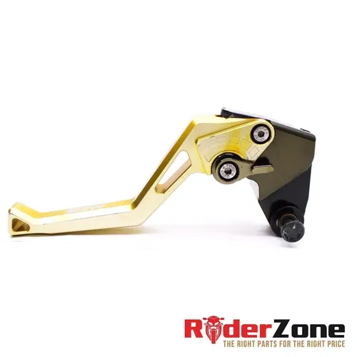 2008 - 2010 KAWASAKI NINJA ZX10R MZS LEVER SET FRONT SET GOLD SHORT TRACK READY