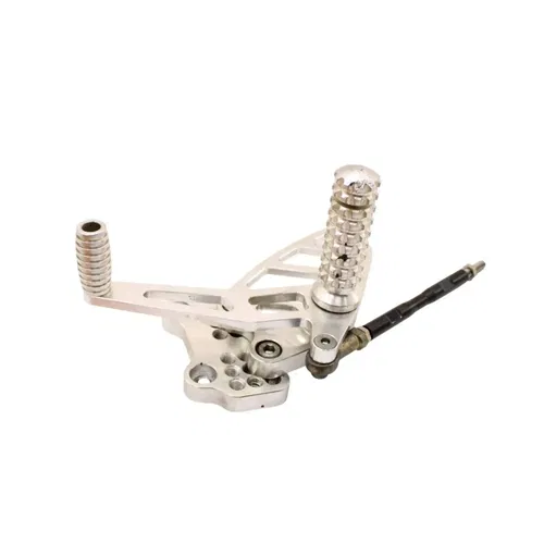 2003 2004 SUZUKI GSXR1000 VORTEX REARSETS FRONT SIDE FOOT PEG REST SILVER