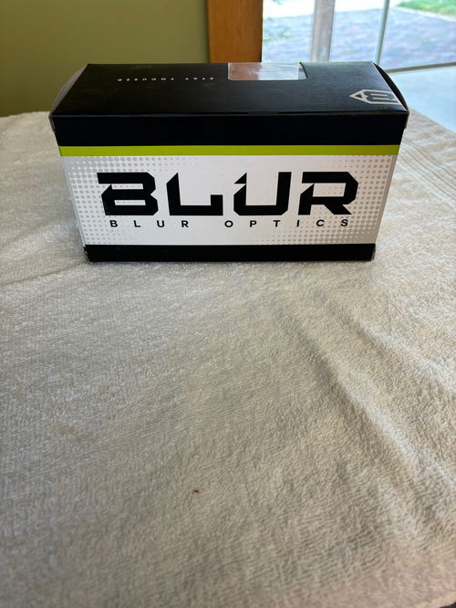 Blur Premium MX Goggles B-Zero Solid Blue with Clear Lens