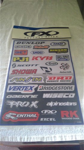 Factory Effex Sponsor Sticker Kit 10-68000 