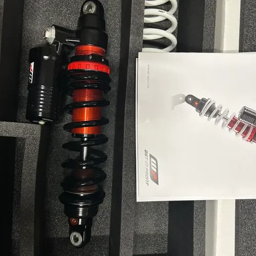 KTM Supermini WP 43 Cone Valve Forks and Trax Shock