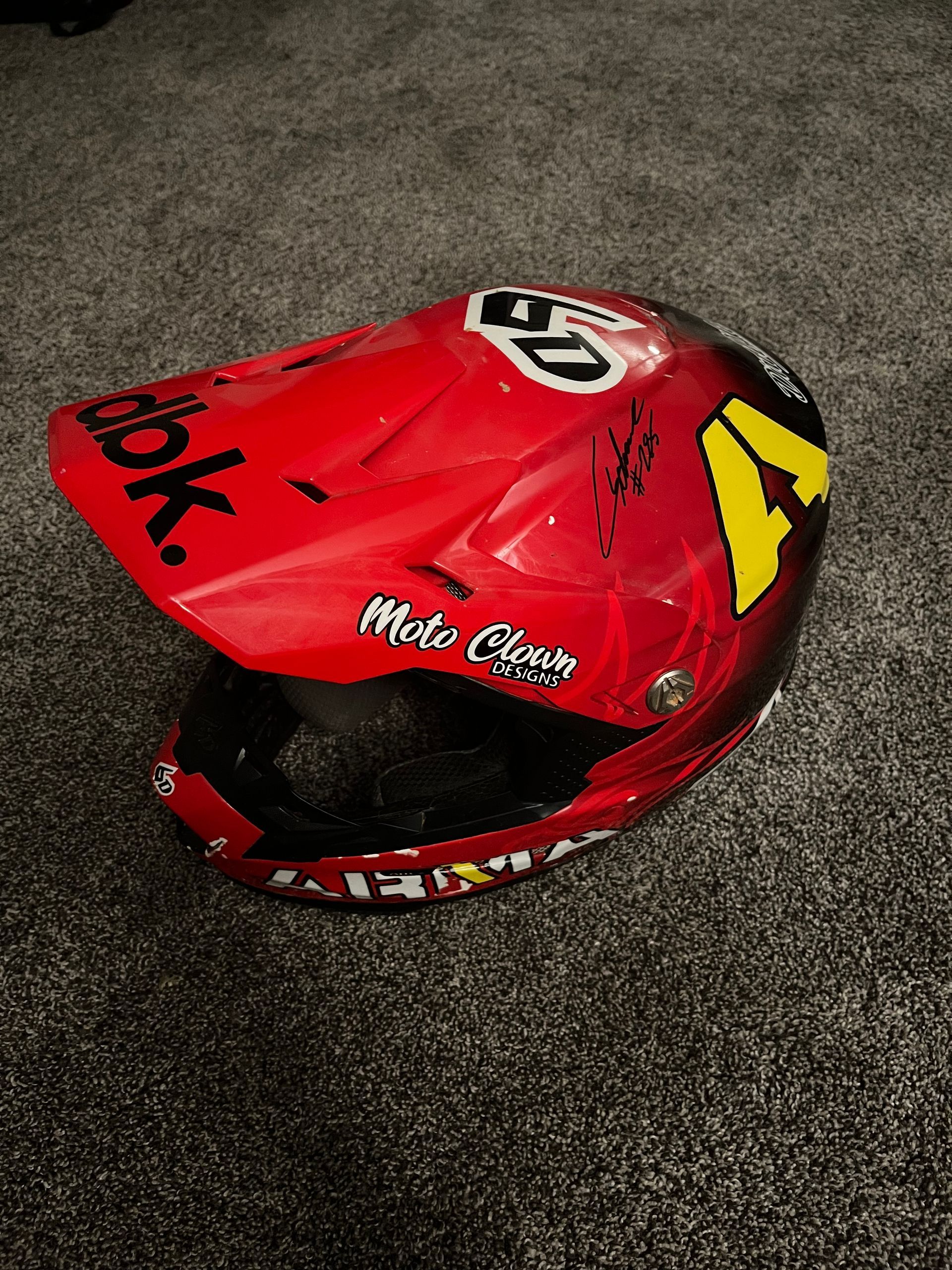 Coty Schock signed Phoenix Honda 6D Helmet