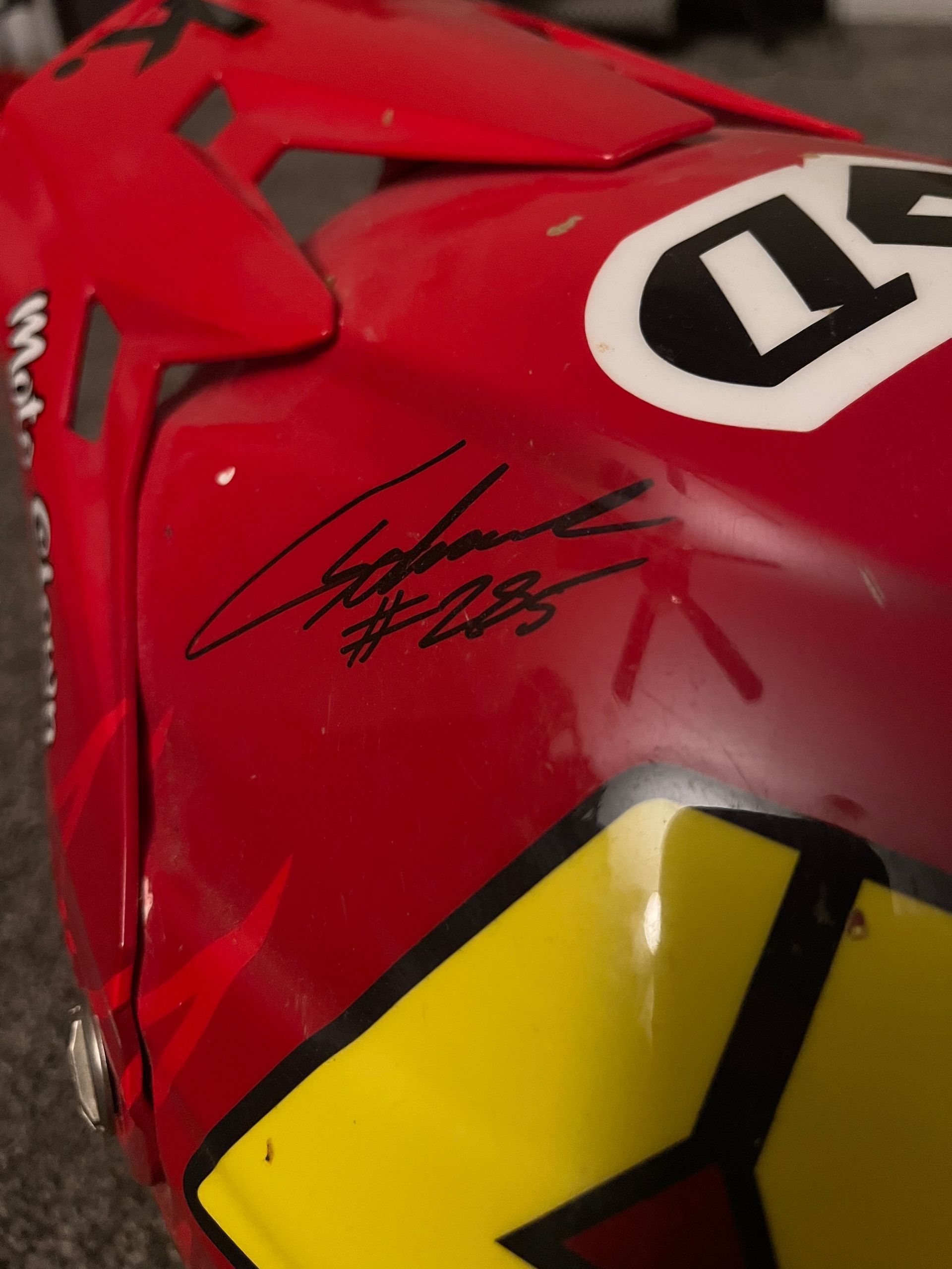 Coty Schock signed Phoenix Honda 6D Helmet