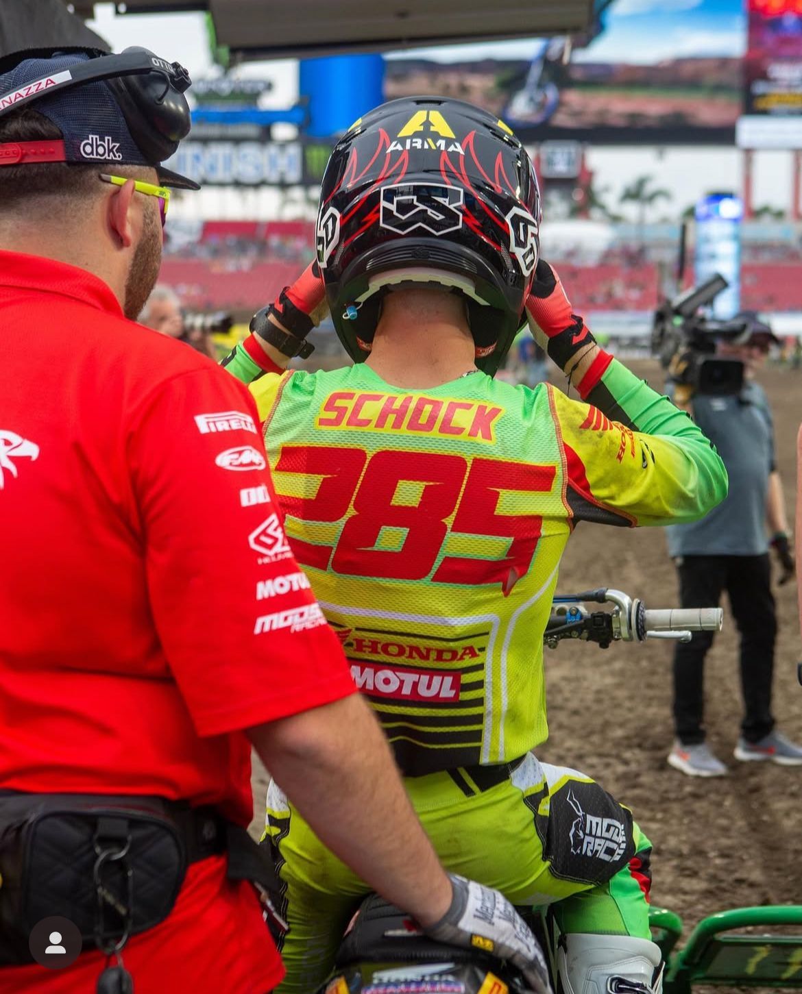 Coty Schock signed Phoenix Honda 6D Helmet