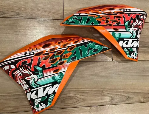 Plastics + Graphics applied KTM EXC EXC-F 2008 2009 2010 2011 XC-W XCF-W