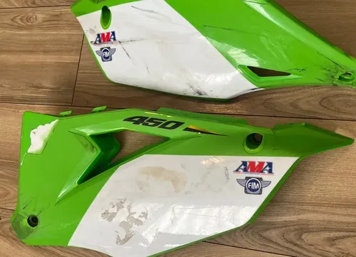 Kawasaki KX 450 Number Plates Plastics Side Panels
