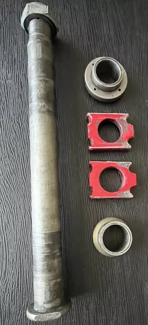 05-19 Suzuki RMZ 450 Rear Back Axle Wheel Spacers Adjuster Blocks