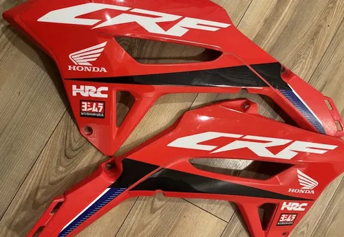 2021-2024 Honda CRF450R Red Plastics Kit 2022-2024 CRF250R Fenders Shrouds