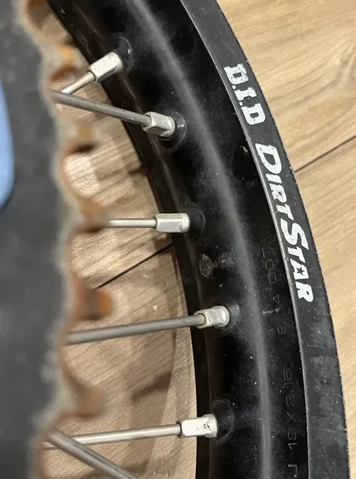 *** Dented *** 14-17 YAMAHA YZ450F Excel REAR BACK WHEEL RIM