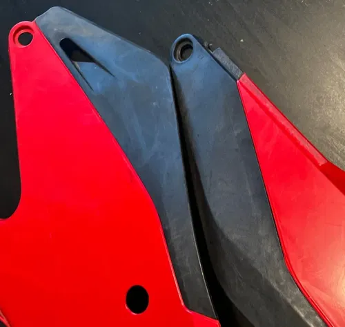 Polisport Red Side Number Plates 21-23 EC, ECF, EX, EXF, MC, MCF