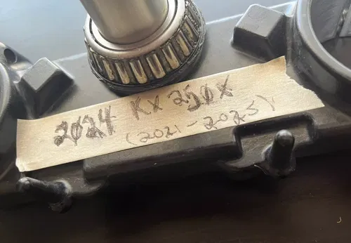 2024 kx450 triple clamps kx 450 450x 250 suspension front clamp tree