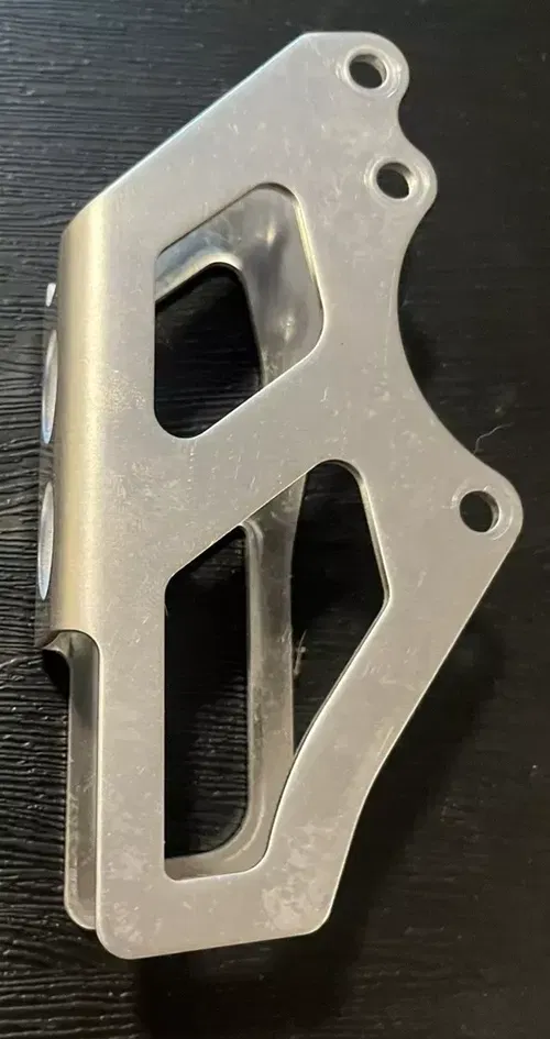21-24 KAWASAKI KX 250 KX 250F OEM REAR SWINGARM CHAIN GUIDE AND PLATE NICE!