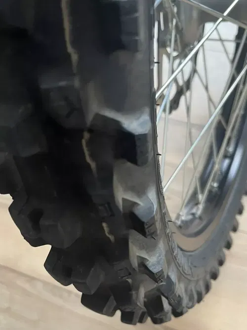 NEW 2018-2025 BLACK HONDA CRF450R CRF250R FRONT WHEEL TIRE DUNLOP DID 80/100-21
