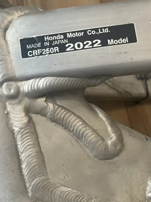 OEM 21-22 Honda Main Frame Chassis W/T 22-23 CRF250R CRF250RX