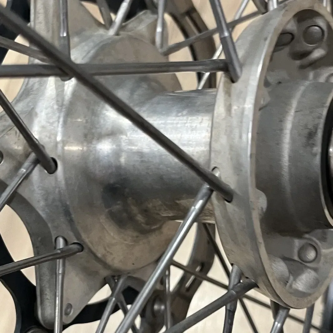 2018 KTM 450 SXF Excel FRONT Wheel 21" Assembly Black Rim Hub Rotor WITH Tire