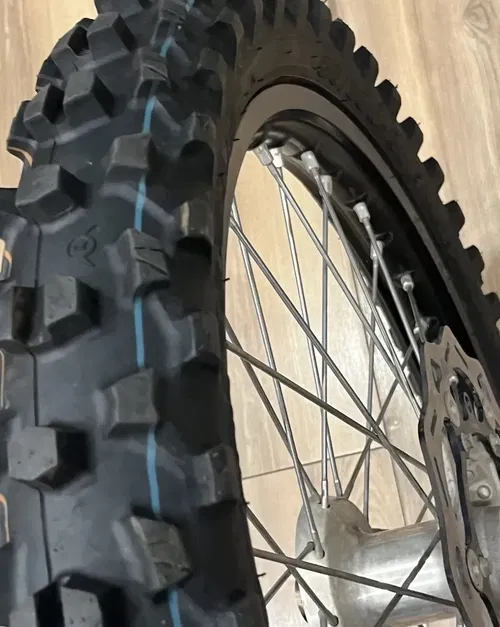 2018 KTM 450 SXF Excel FRONT Wheel 21" Assembly Black Rim Hub Rotor WITH Tire