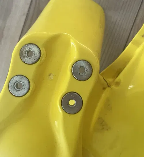 Plastic Rear Fender Yellow For Kawasaki KLX110 KX65 Suzuki RM65 DRZ110