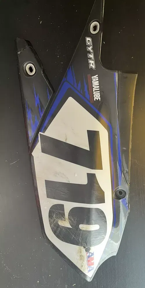YAMAHA NUMBER PLATE W/ GRAPHICS DECALS 2019 YZ450F