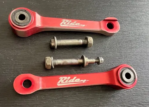 RIDENG RIDE ENGINEERING LINK LOWERING LINKS 17-20 CRF450R CRF250R RED