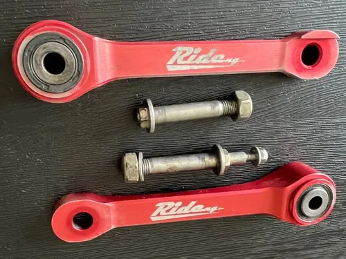 RIDENG RIDE ENGINEERING LINK LOWERING LINKS 17-20 CRF450R CRF250R RED