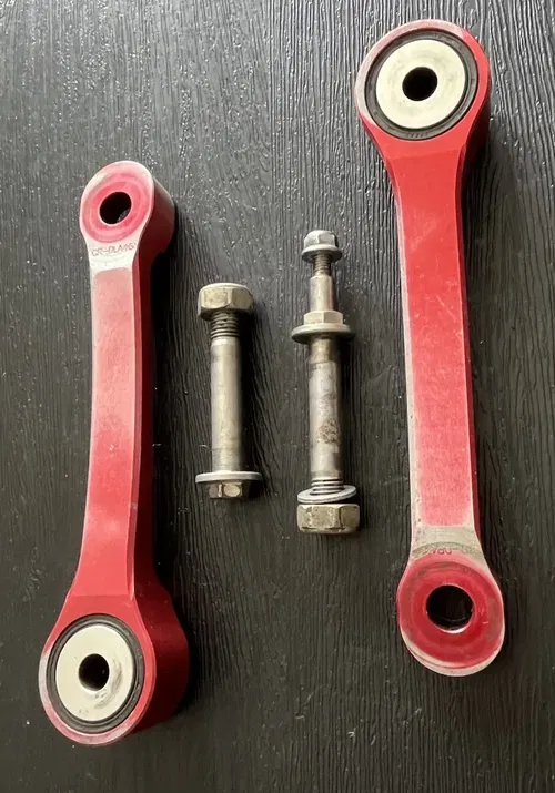 RIDENG RIDE ENGINEERING LINK LOWERING LINKS 17-20 CRF450R CRF250R RED