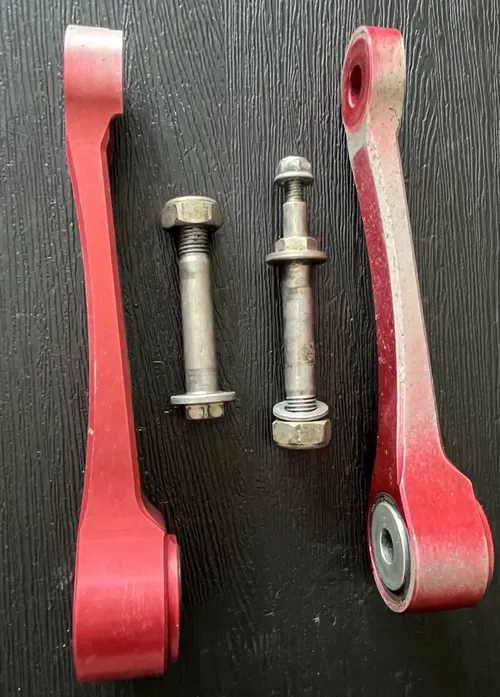 RIDENG RIDE ENGINEERING LINK LOWERING LINKS 17-20 CRF450R CRF250R RED