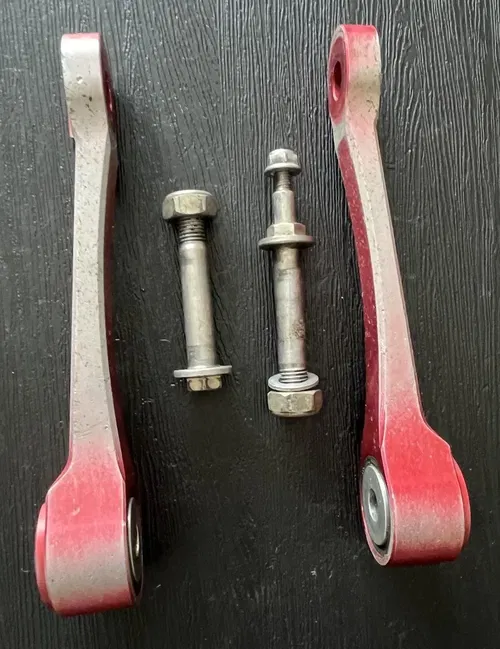 RIDENG RIDE ENGINEERING LINK LOWERING LINKS 17-20 CRF450R CRF250R RED